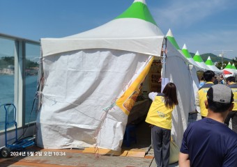 여수시, 해양공원 내 불법 노점 텐트 철거에 나선다. 